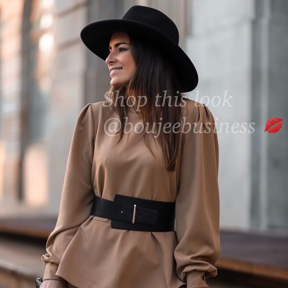 ZARA Wool Wide Brim Hat - Picture 4 of 10